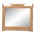 Circa 1900 French Faux Bamboo Carved Wood Wall Mirror For Sale