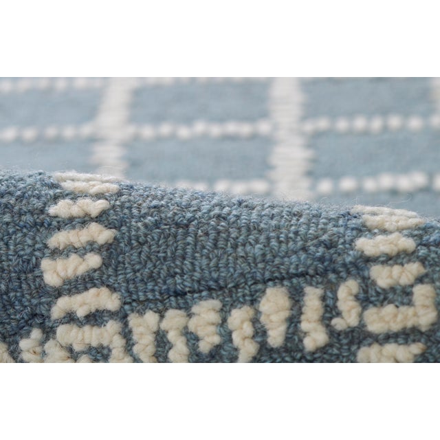 Momeni Archer Blue Hand Tufted Area Rug 5' X 8' For Sale - Image 4 of 10