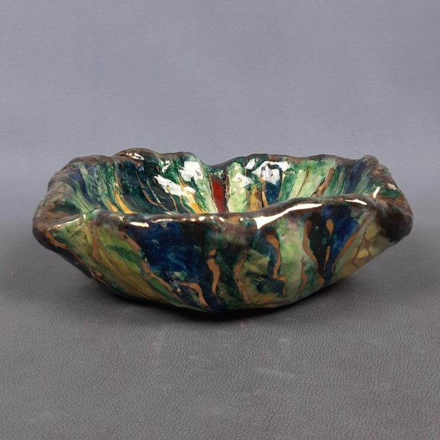 1960s Ashtray in Majolica by Groppello, 1960 For Sale - Image 5 of 16