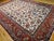 Vintage Persian Isfahan Rug, Hand-Knotted Wool, Allover Floral Pattern, Ivory & Red, 10x14 For Sale In Chicago - Image 6 of 14