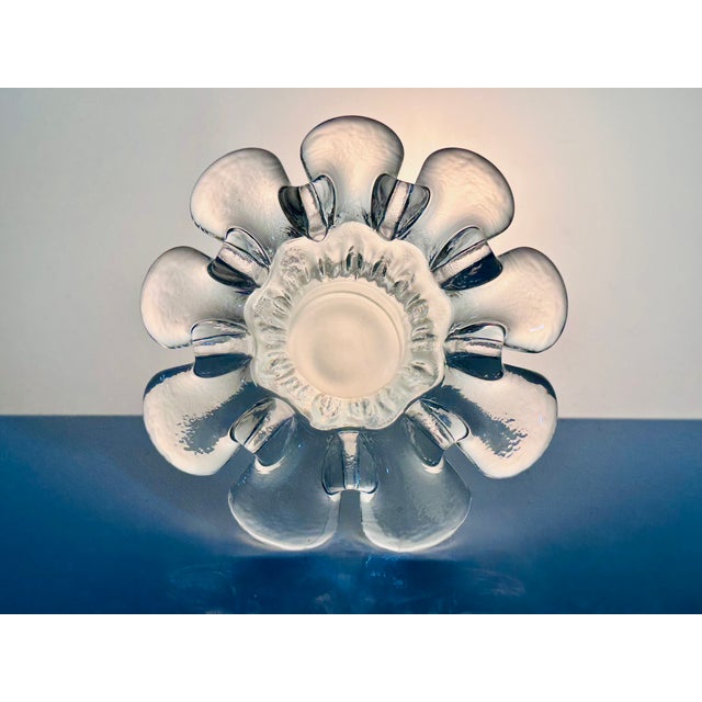 Handmade Crinoline Vase in Crystal Glass by Göran Wärff & Ann Wärff for Kosta Boda, Sweden, 1970s For Sale - Image 6 of 11