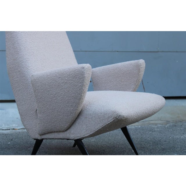 Mid-Century Modern Armchair by Nino Zoncada for Framar, 1950 For Sale - Image 3 of 14