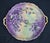Ceramic Antique Jean Pouyat Limoges Hand Painted Violet Porcelain Cake Tray Plate JPL For Sale - Image 7 of 14