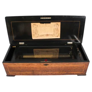 Antique Swiss 10 Air Musical Box