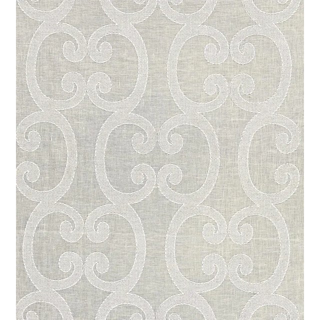 Sample - The House of Scalamandré Ornamento Sheer Fabric, Champagne For Sale