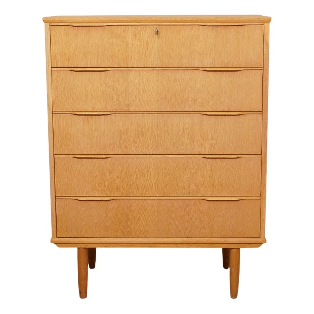 Vintage Danish Teak Chest of Drawers For Sale