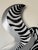 Large 1980s Shlomi Haziza Postmodern Abstract Zebra Wall Art Sculpture For Sale - Image 10 of 13