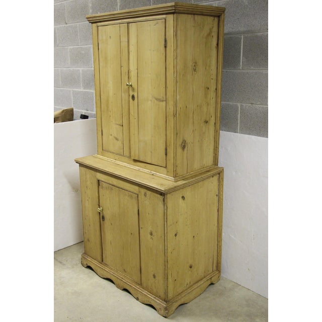 Primitive Rustic Pine Hutch Chairish