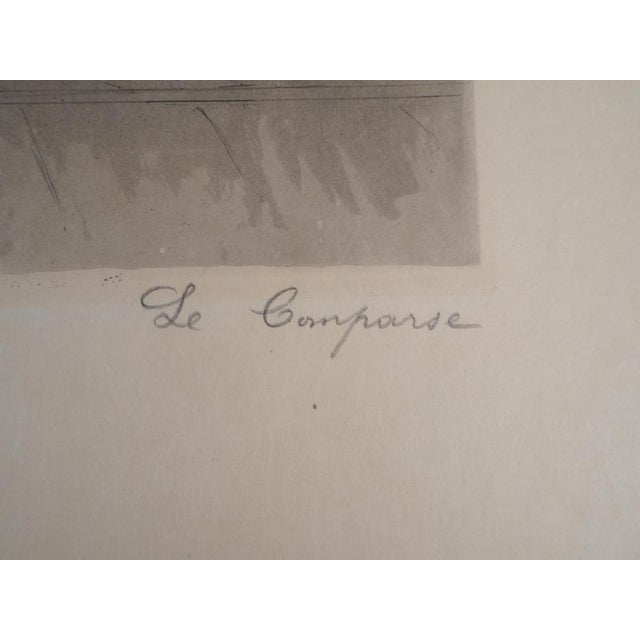 Paul Renouard, Knight at Rest, 1893, Original Etching For Sale - Image 4 of 6