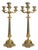 Empire Three-Layer Candleholders in Gilded Bronze, 1800s, Set of 2 For Sale