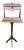 Mid-Century Wooden Revolving Lectern, 1940s For Sale