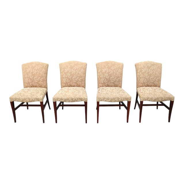Transitional Andrew Gower for Jasper Group Portrait Dining Chairs - Set of 4 For Sale
