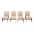 Transitional Andrew Gower for Jasper Group Portrait Dining Chairs - Set of 4 For Sale