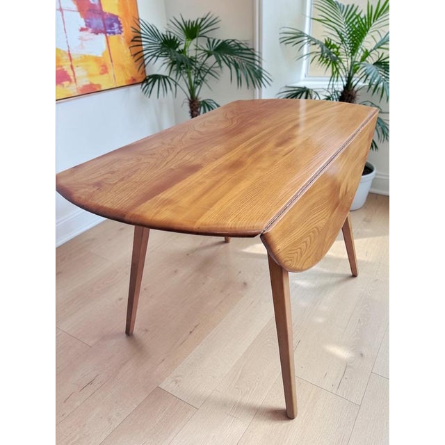 Mid-Century Modern Blonde Plank Dining Table in Elm by Lucian Ercolani for Ercol, 1960s For Sale - Image 12 of 18