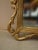 41" High Antique French Provincial Gold Gilt Wall Mantle Mirror W Scrolls For Sale - Image 9 of 12