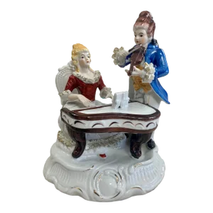 “The Romantic Duet” Vintage Porcelain Figurine