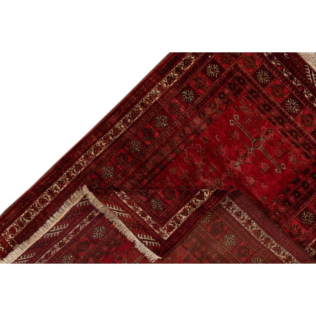 Traditional Vintage Persian Rug, 4'5" X 6'2" For Sale - Image 3 of 9