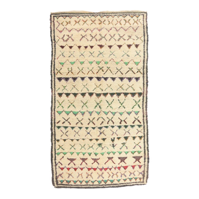 Vintage Azilal Moroccan Rug, 06'04 X 11'04 For Sale