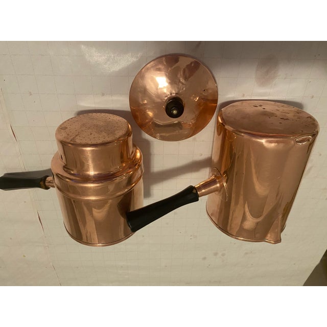 1930s Vintage Revere Ware Copper Percolator For Sale - Image 5 of 6