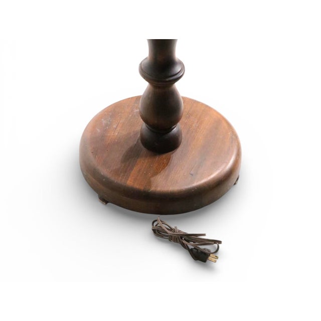 Early 20th Century Turn of the Century Turned Wood Floor Lamp For Sale In New York - Image 6 of 10