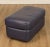 Henredon Vintage Blue Leather Ottomans - A Pair For Sale - Image 12 of 13