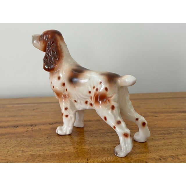 Mid 20th Century Midcentury Pointing Spaniel Figurine For Sale - Image 5 of 7
