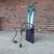 Postmodern Joan Irving Postmodern Art Glass and Wrought Iron Chair For Sale - Image 3 of 11