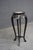Chinese Chinese Carved Hardwood Plant Stand With Pink Marble Top For Sale - Image 3 of 9