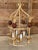 Vintage Coastal Regency Patinated Metal Tole Pineapple Chandelier For Sale - Image 12 of 12