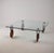 Metal Vintage Industrial Coffee Table on Casters in Wood by Gae Aulenti for Fontana Arte, 1980s For Sale - Image 7 of 16
