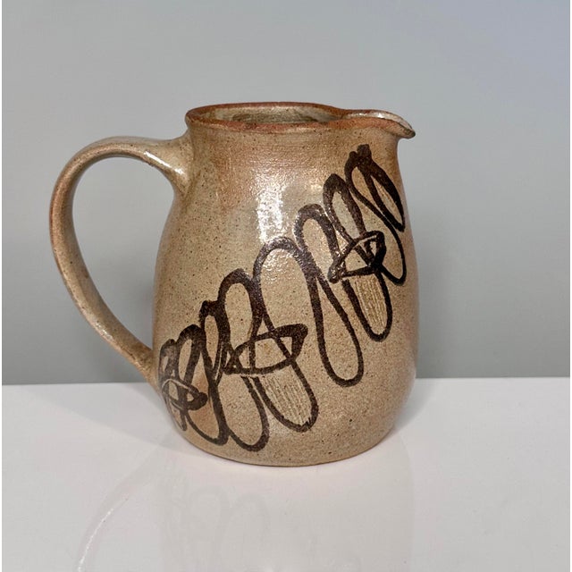 Modernist Studio Ceramic Art Jug Vase from Helma Klett, Germany, 1950s For Sale - Image 6 of 15