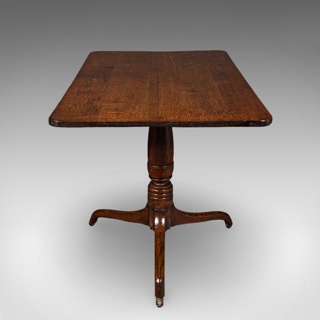 Antique Parlour Drinking Table, Scottish Oak, Tilt Top, Country House, Victorian For Sale - Image 6 of 12