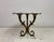 Metal Italian Neoclassical-Style Gilt Iron and Marble Side Table, 1950s For Sale - Image 7 of 14