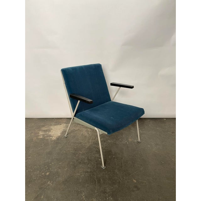 Blue Oase Lounge Chair by Wim Rietveld for Ahrend de Cirkel, 1958 For Sale - Image 14 of 14