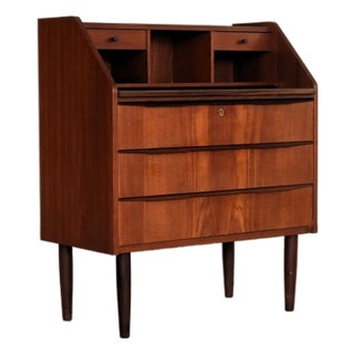 Vintage Danish Secretaire in Teak, 1960s For Sale