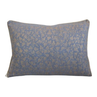 Mariano Fortuny Catalano Italian Botanical Feather/Down Pillow For Sale