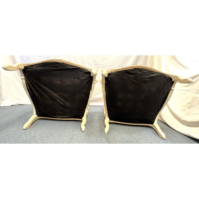 Late 20th Century Classic French Bergère Chairs - A Pair For Sale - Image 10 of 18