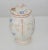 Antique Hand Painted Ceramic Floral Design Lidded Pitcher For Sale - Image 4 of 9