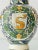 19th Century Italian Renaissance Revival Ceramic Table Lamp with New Pleated Silk Lampshade, 1880s For Sale - Image 5 of 13