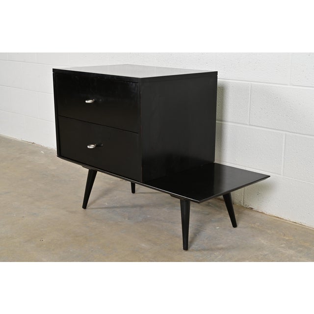 Mid-Century Modern Paul McCobb Planner Group Two-Piece Modular Chest of Drawers on Bench, 1950s For Sale - Image 3 of 18