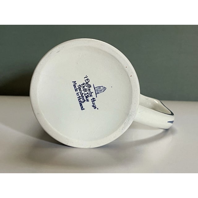 Vintage Blue & White Windmill Stein Mug For Sale In Jacksonville, FL - Image 6 of 6