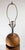 Wood Mid 20th Century Mid-Century Modern Sculptural Architectural Turned Walnut Table Lamp For Sale - Image 7 of 10