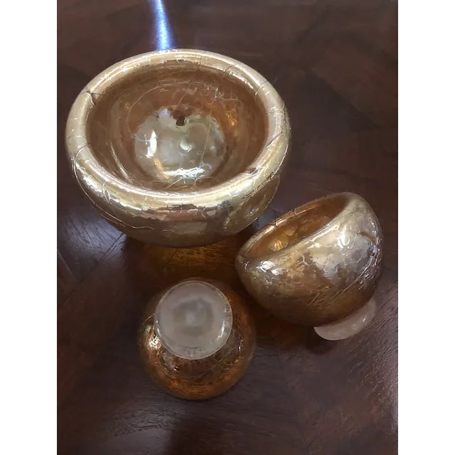 2000s Hand-Blown California Art Glasses- Set of 3 For Sale In West Palm - Image 6 of 7