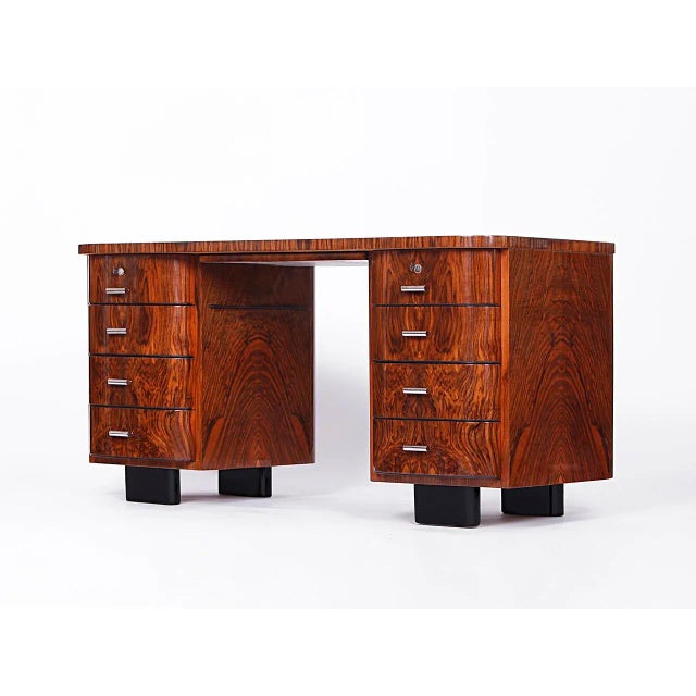 Model H-178 Desk by Jindrich Halabala for Up Zavody, 1930s For Sale - Image 11 of 13