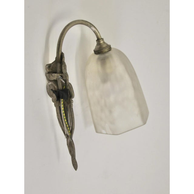 1930s French Art Deco Wall Light, 1930s For Sale - Image 5 of 8