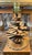 Mid Century Hand Made Wood Spiral Lamp For Sale - Image 4 of 5