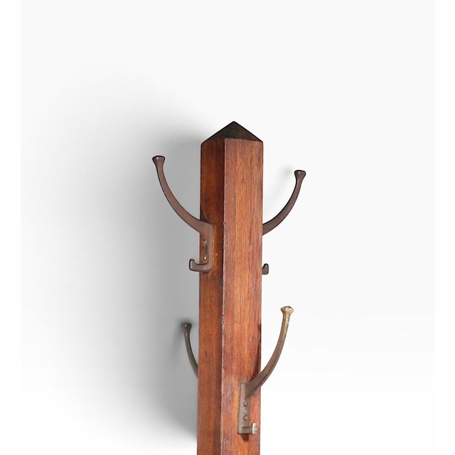 Early 20th Century Arts and Crafts Coat Tree Rack For Sale In New York - Image 6 of 8