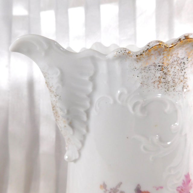 1940s Brunswick Furstenberg Floral Chocolate Pot For Sale In San Francisco - Image 6 of 7