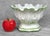 - Original 1950's Italian Centerpiece Planter / Bowl - White Porcelain with a Wonderful Glazed Finish - Desaturated Green...