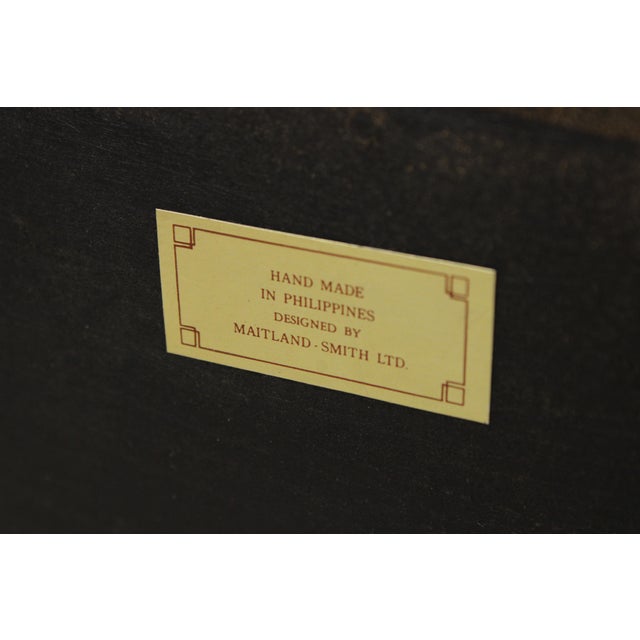 Maitland Smith Leather Wrapped Apothecary Chest For Sale - Image 18 of 18
